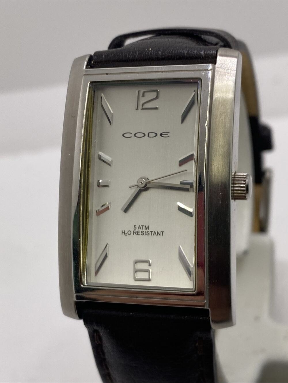 Code Mens Tank Watch Works New Battery